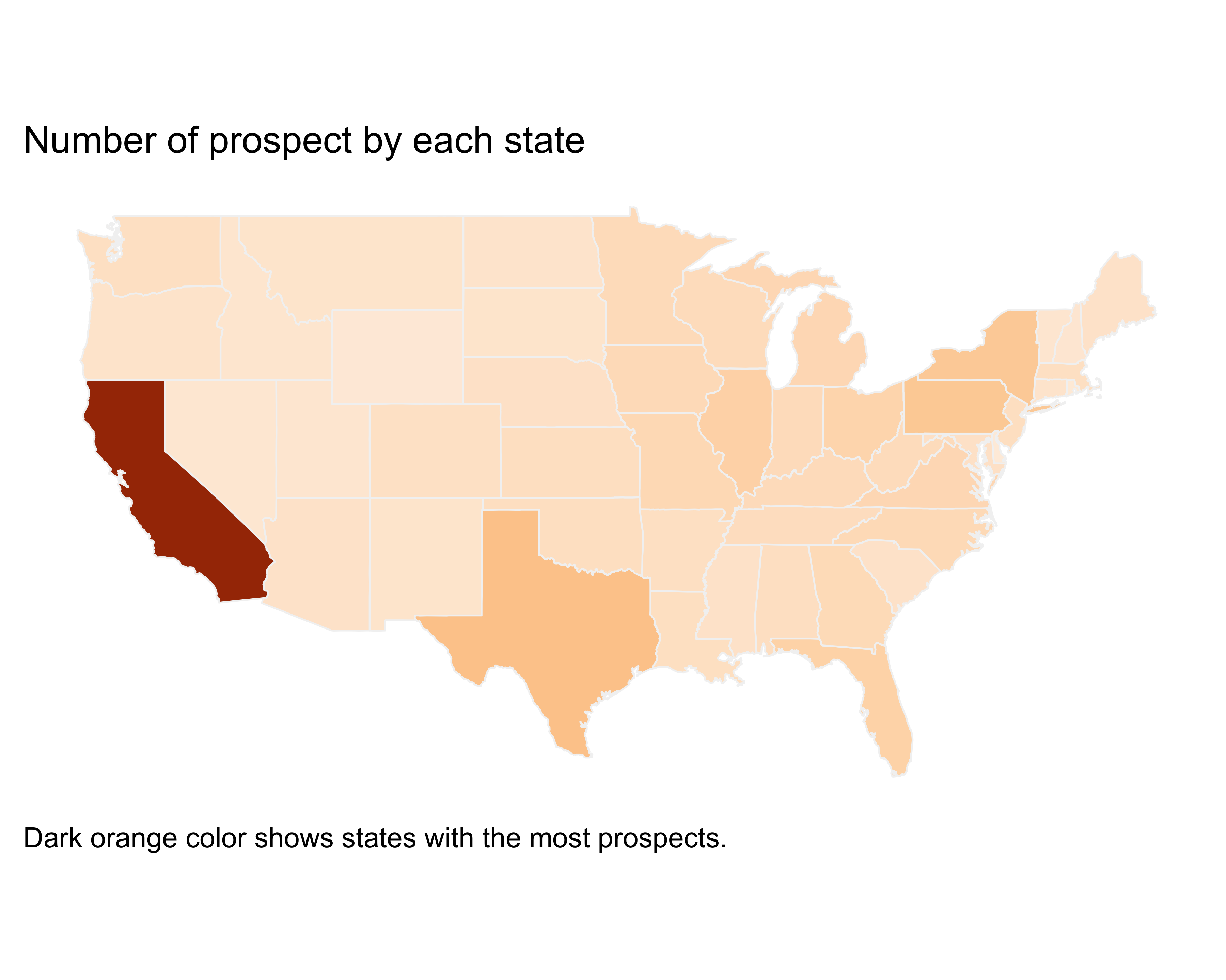 State filled map